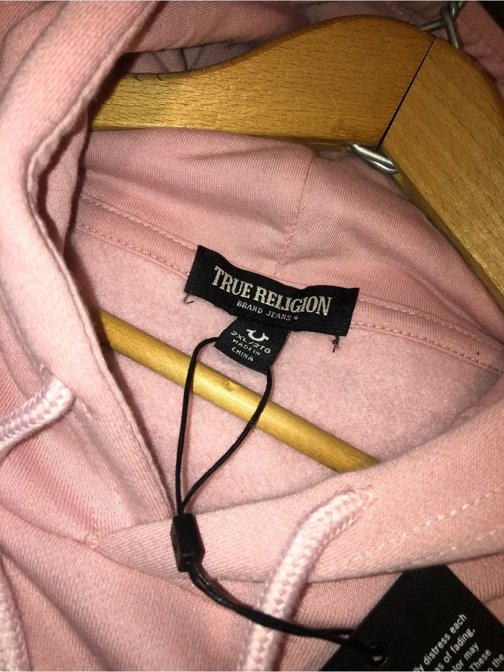 True Religion Pink Buddha Hoodie